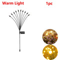 6/8/10 LED Solar Garden Lights Powered Firefly Lights Outdoor Garden Decoration Landscape Lights Firework Firefly Lawn Lamps